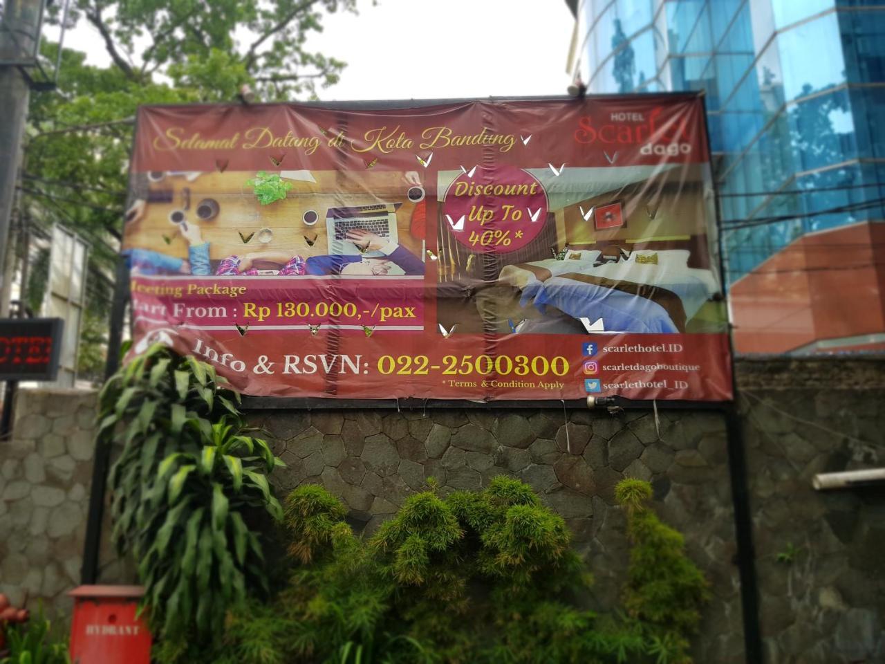 Scarlet Dago Hotel Бандунг Екстер'єр фото